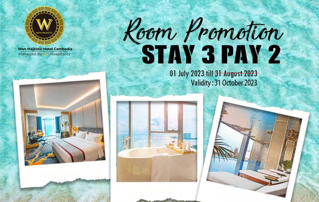 Stay 3 Pay 2 Room Promotion Won Majestics